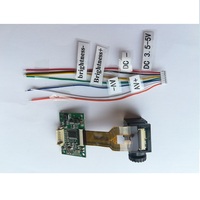 Module d'affichage micro FLCOS de 0,2 pouce avec carte de contrôle AV/CVBS et lentille optique