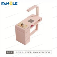 Bureau de Manucure Double Rose Moderne pour Salon d'Ongles, Table de Soins d'Esthétique, Fournitures Professionnelles