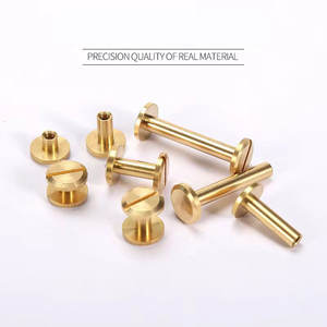 Remaches M9 semitubulares de cabeza plana de acero inoxidable 304 de investigación y desarrollo de nueva tecnología personalizada - Product Image 4