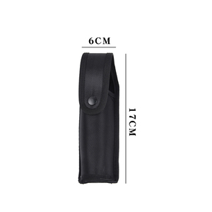 DF24 Portable Oxford Cloth Storage Bag 17.5CM x 7.5CM Black Tactical <b>Pouch</b> for Patrol Duty Training Security Wholesale - Product Image 5