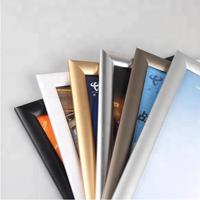 Cadre photo en alliage d'aluminium doré fait main de 25 mm pour la décoration de la maison et les cadeaux
