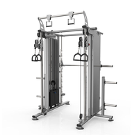 Smith Squat Rack Function Trainer, machine de musculation à trois fonctions pour la musculation, usage commercial, équipement de fitness, machine de gym