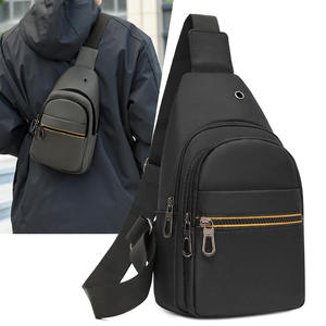 Sac <span class=keywords><strong>de</strong></span> <span class=keywords><strong>poitrine</strong></span> pour homme <span class=keywords><strong>de</strong></span> loisirs en plein air, nouveau sac <span class=keywords><strong>de</strong></span> sport multifonctionnel à fermeture éclair, grande capacité, simple, à bandoulière unique, pour le cyclisme - Product Image 3