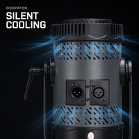 FY-300X 300W Lumière de photographie COB Ra 96+ CRI élevé pour la cinématographie, qualité professionnelle, contrôle par application