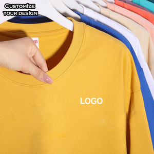 T-shirt pour homme en coton de haute qualité 280g personnalisé 2025, style décontracté, manches courtes, surdimensionné et lourd pour l'impression - Product Image 1