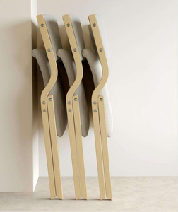 Venta <span class=keywords><strong>de</strong></span> Fábrica, 2 Juegos <span class=keywords><strong>de</strong></span> Sillas Plegables <span class=keywords><strong>con</strong></span> Asientos Acolchados, Sillas <span class=keywords><strong>de</strong></span> Cocina Plegables <span class=keywords><strong>de</strong></span> Madera, <span class=keywords><strong>Silla</strong></span> Plegable Acolchada - Product Image 5