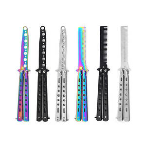 หวีพับได้แบบพกพา สแตนเลส สำหรับฝึกซ้อม ยี่ห้อส่วนตัว ขายส่ง - Product Image 1