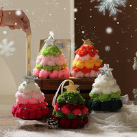 Sınır Ötesi Özel Peluş Noel Ağacı Araba Süsleri Çin Kapı Süsleri Şenlikli Ortam Dekorasyonu Yeni Stil Noel Süsleri