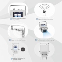 Appareil de radiographie numérique vétérinaire portable 5KW à écran tactile haute fréquence pour clinique vétérinaire (chiens, chats, bétail)