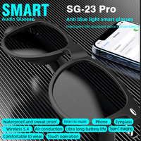 Lunettes intelligentes pour lunettes de soleil, casque stéréo sans fil à double haut-parleur, commande tactile, étanche IP68, traduction en temps réel