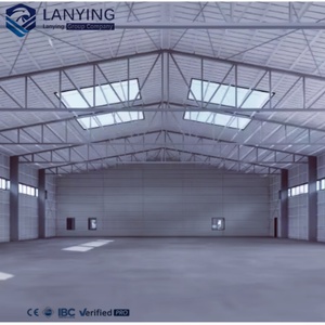 Hangar d'avion préfabriqué en acier à grande portée pour entrepôt, structure en acier soudée pour atelier, vente en gros à prix compétitifs - Product Image 2