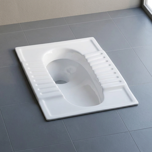 Inodoro de cerámica de porcelana de color blanco, económico, moderno, con diseño único, para baño, de Orissa Pan. - Product Image 1