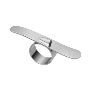 Anillo pelador de naranjas de acero inoxidable, 3 piezas, fácil de limpiar, utensilio de cocina, herramientas para frutas y verduras - Product Image 5