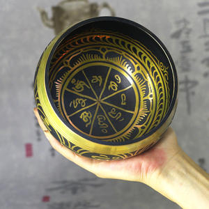 الرائج في البيع، وعاء الموسيقى مصنوع يدويا من بودا، وعاء الغناء من البرونز على نمط المذهب الفنجي، وعاء اليوغا التأمل المصقول، تقنية جلدية مخصصة - Product Image 4