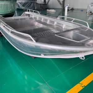 Offre Spéciale 4.2m/5m aluminium dériveur bateaux de pêche Style Sport bateau à rames avec moteur hors-bord pour lac et rivière à l'extérieur - Product Image 2