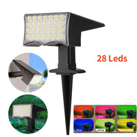 Applique Murale Solaire LED Extérieure RGB pour Jardin Terrasse Clôture, Éclairage Décoratif, Étanche IP65, Lampe à Énergie Solaire, Stock Allemagne