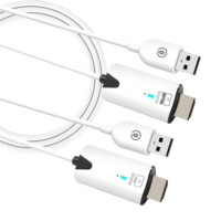 Transmisor y Receptor de Video Inalámbrico Mini de 30m, Extensor HDMI Compatible, Adaptador de Pantalla para PC a TV, Venta Popular