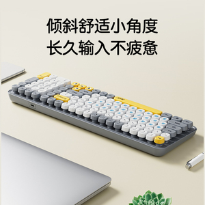 ชุดเมาส์และคีย์บอร์ดแบบสามโหมด 100 ปุ่ม รุ่นใหม่ OKR251 สำหรับเอเซอร์ ชุดคีย์บอร์ดและเมาส์ที่ใช้งานสบายและเงียบ - Product Image 3