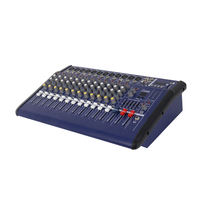 Console audio professionnelle PMX-1202D 250W 12 canaux avec effets DSP 16 bits pour karaoké et DJ