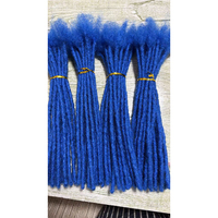 Estensioni Dreadlock Indiane in Capelli Vergini 4C, Testurizzate a Uncinetto, Intrecciate, Micro-link, Senza Grovigli