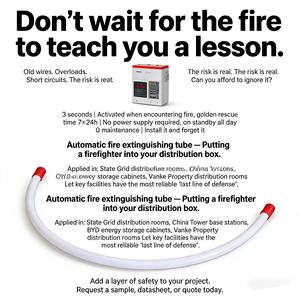 Agent de nettoyage automobile, <span class=keywords><strong>extincteur</strong></span> automatique à tube, certification CE FM200/FE36, sans pollution et non toxique - Product Image 4