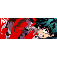 Наклейка на автомобильное стекло My Hero Academia: Горячие товары, индивидуальный дизайн, 3D лентикулярная печать, водонепроницаемая, экологичная
