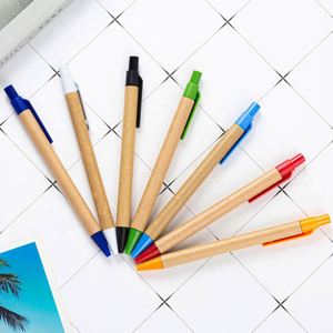 Promotional Logo Custom Recycled Paper Ball <b>Pen</b> Eco-friendly Ballpoint <b>Pen</b> With Cheap Price - Product Image 6