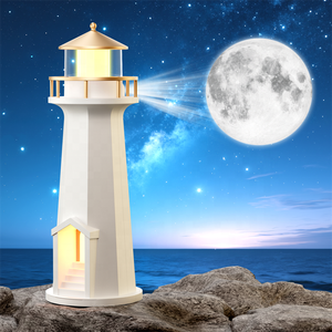 Lámpara de mesa con proyector de Luna para habitación de niños, faro recargable portátil, luz de noche Led que cambia de 8 colores - Product Image 3