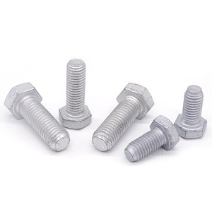 Din933 din931 mạ kẽm nhúng nóng Hex hình lục giác đầu bu lông cấp 4.8 6.8 8.8 bu lông cường độ cao - Product Image 6