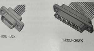 Connecteur électrique micro rectangulaire à transmission haute vitesse série HJ30J - Product Image 6