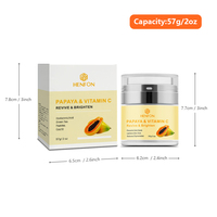 Papaya C Vitamini Aydınlatıcı Yüz Kremi, Pigmentasyonu Azaltır, Koyu Lekeleri Giderir, Mat Sarı Cildi İyileştirir, Cilt Bakım Kremi