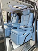 Sièges de voiture VIP aérodynamiques réglables de luxe pour camping-car, fourgonnette, SUV, MPV, sièges en cuir électriques pour Alphard, pour Toyota Hiace, modèle Vito