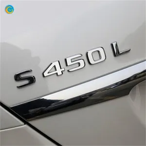 Nuovo arrivo personalizzato ABS in plastica 3d cromato Auto Sticker emblemi