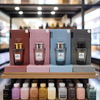 LITBRIGHT Diffuseur de parfum de luxe en vrac 85 ml pour la maison et l'hôtel, diffuseur d'huiles essentielles, bâtonnets aromatiques, coffret cadeau avec emballage