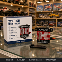 Nouveauté 2026 XQ-POWER XQ-S2221F Servo numérique plat à profil bas 21KG 0.10s rapide étanche 8.4V Pièces d'avion RC 1/12