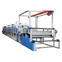 Machine électrique de laminage et de revêtement de papier abrasif mural avec fonction d'impression pour disques abrasifs, textiles, films et bois
