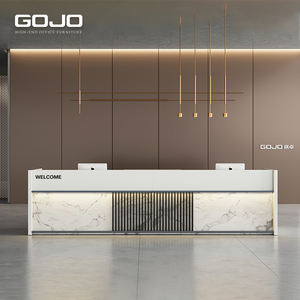 Mostrador de Recepción de Diseño Moderno en MDF para Hoteles, Oficinas, Bares, Salas de Estar, Talleres, Gimnasios, Escuelas, Spas <span class=keywords><strong>y</strong></span> Hospitales - Product Image 1