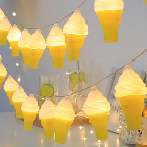 Sáng Kem chuỗi đèn trang trí kỳ nghỉ cổ tích đèn lịch thi đấu phong cảnh đèn dạ quang lễ hội đèn lồng Quà Tặng - Product Image 2