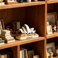 Modèle de la Mégaphone de l'Opéra de Sydney en résine, décoration de bureau, souvenir de bâtiment emblématique australien, cadeau pour les passionnés de voyage