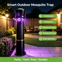 Piège à moustiques sans produits chimiques au CO2 – Machine de lutte anti-moustiques extérieure pour Jardin, Villa, Complexe hôtelier, Hôtel, Ferme, Parc