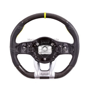 <span class=keywords><strong>Prix</strong></span> de gros direct usine cuir perforé fibre de carbone pour Mercedes Benz W204 W205 W211 <span class=keywords><strong>AMG</strong></span> GLE <span class=keywords><strong>CLA</strong></span> volant de voiture - Product Image 3