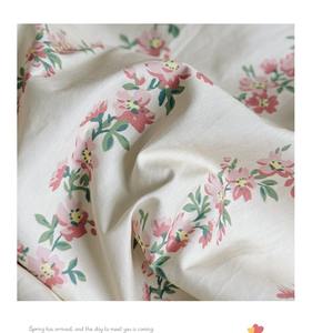 Gaun Anak Perempuan Gaya Musim Gugur 2025, Rok Motif Prancis, Gaun Manis Bermotif Bunga, Lengan Panjang Katun, Gaun Smocking - Product Image 4