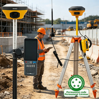 Récepteur GNSS RTK Hi-Target V5 V200 à double caméra laser, avec fonction de repérage par réalité augmentée, base inclinable IMU, Rover, instruments de topographie de haute précision, IA