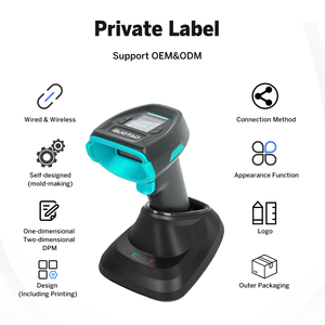 Escáner de código de barras de pantalla inalámbrica GUOTAO JP3B 2D Escáner de código de barras 2d con luz de puntería LED verde OEM para logística minorista - Product Image 4