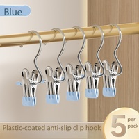 Clip multifonctionnel en acier inoxydable pour chapeaux, jupes, pantalons, vêtements - Passe au lave-vaisselle, qualité alimentaire, design invisible