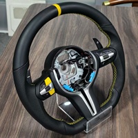 Volant en fibre de carbone en forme de D personnalisé en gros pour BMW F10 F20 F30 F32 F80 F82 M3 M4 M5 M6 E90 X5 X6