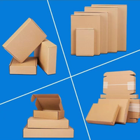 Boîtes d'expédition en carton ondulé blanches pour bijoux, bagues et cadeaux, avec logo, format avion