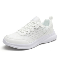 Baskets décontractées sportives et légères pour femmes, avec design en maille respirante et éclairée, chaussures de marche flexibles, tendance mode hiver