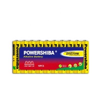 Baterai Alkaline AAA LR03 Am4 1.5V Merek OEM untuk Mainan, Peralatan Rumah Tangga, Elektronik Konsumen, dan Perkakas Listrik