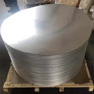 Usine personnaliser feuilles d'aluminium enduites disques ronds cercle blanc pour cercle d'aluminium de sublimation